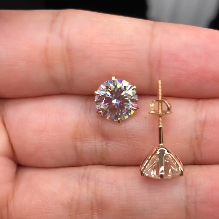 Τέρα Σκουλαρίκια | Λευκόχρυσο