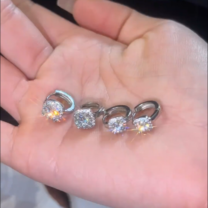 Νάντια τετράγωνες σκουλαρίκια | Λευκόχρυσο