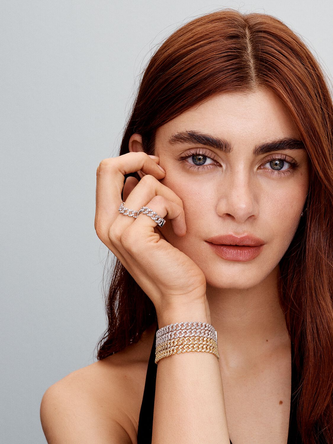 Κουβανικό Βραχιόλι | Πλατινένιο Λευκό