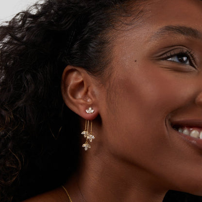 Κομψά σκουλαρίκια καταρράκτη